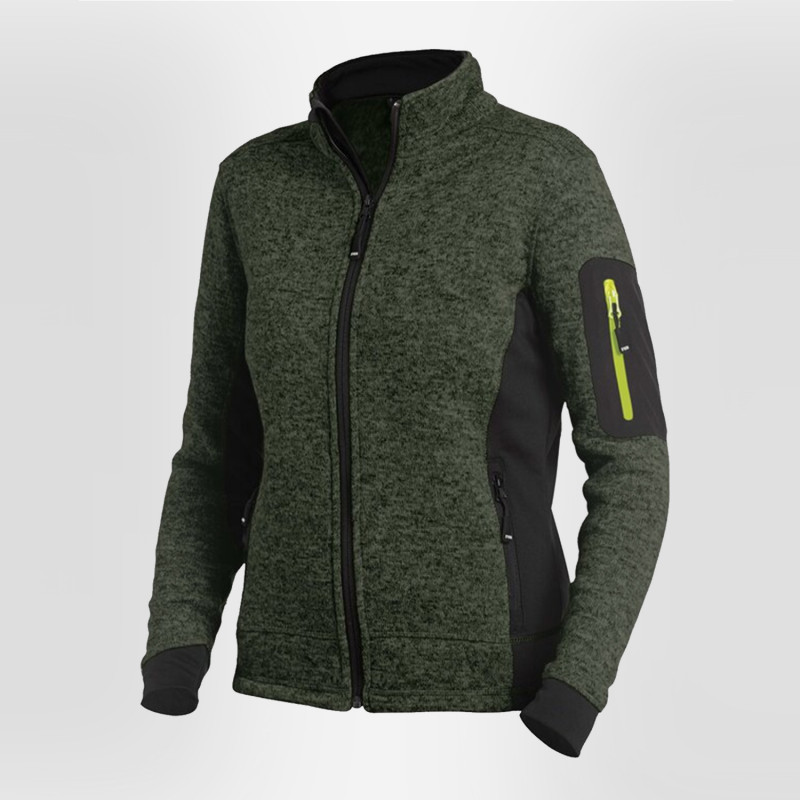 Veste polaire de travail femme verte FHB Marieke
