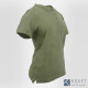 Polo de travail femme cintré