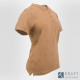 Polo de travail femme cintré