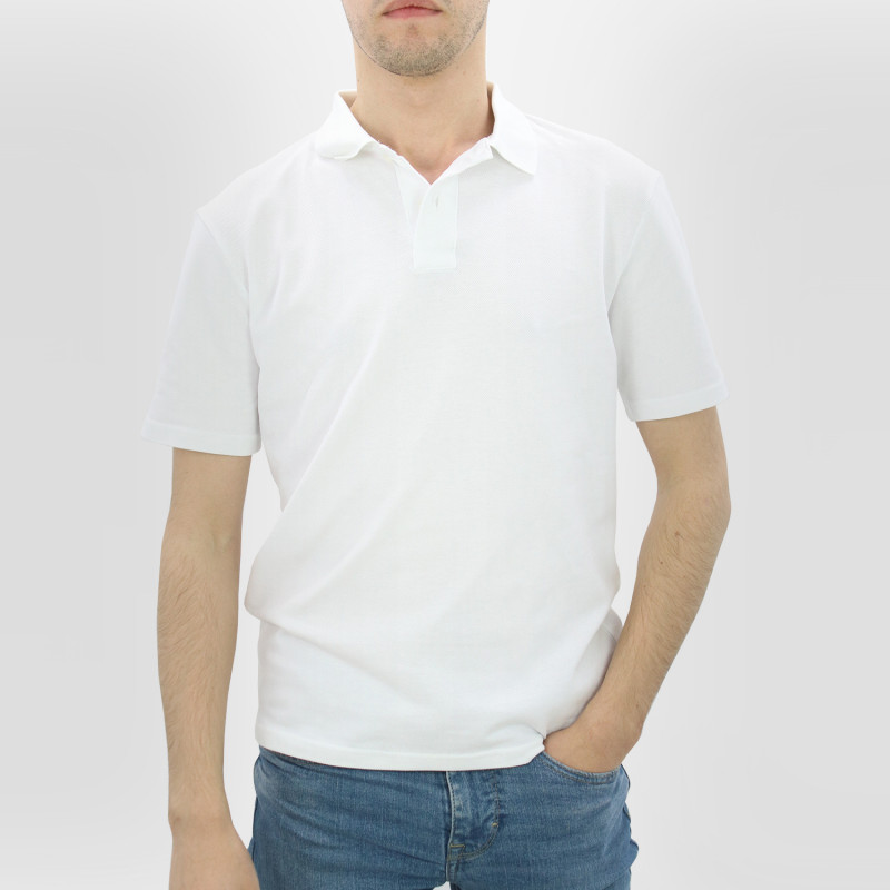 Polo maille piquée fabriqué en France en coton bio