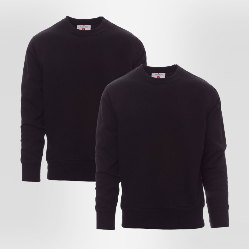 Pack de 2 sweat-shirts économique noir