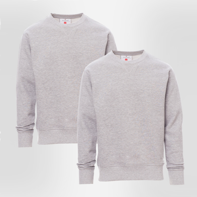 Pack de 2 sweat-shirts économique gris chiné