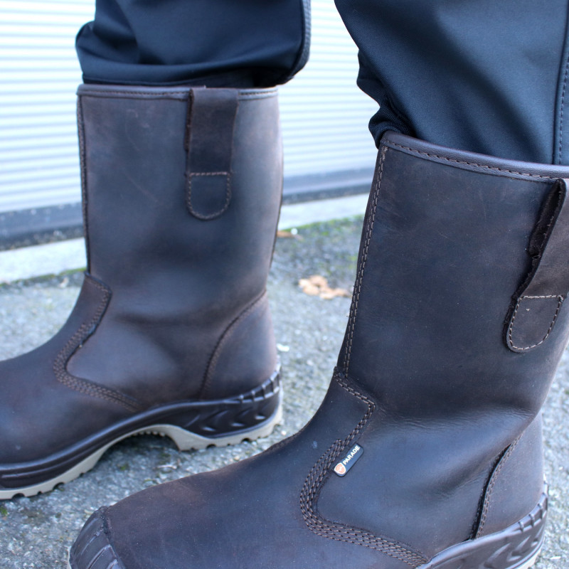 Botte de sécurité S3S fourrée en cuir Parade Nordik