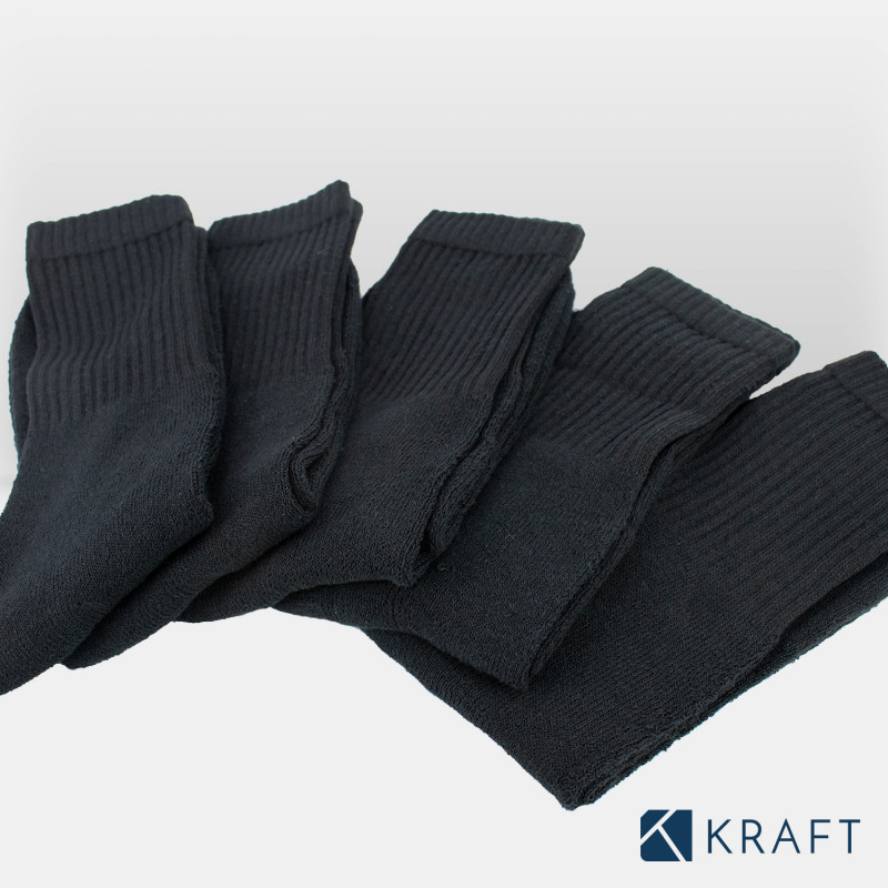 Lot économique de 5 paires de chaussettes coton