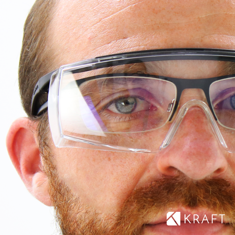 Surlunettes de protection anti-buée incolores Uvex
