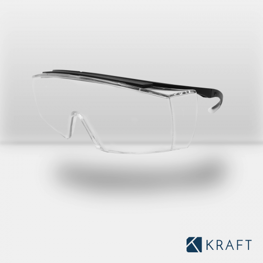 Surlunettes de protection incolores Uvex