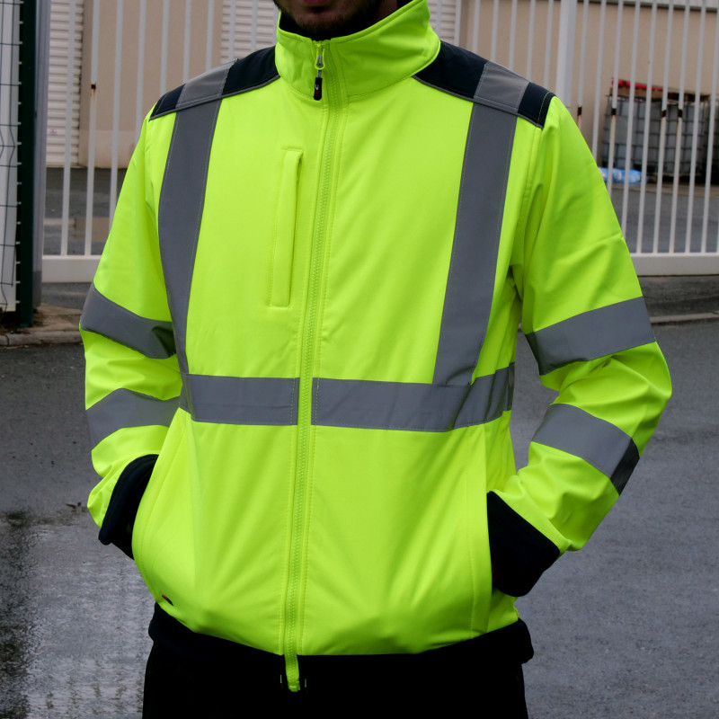 Veste softshell haute visibilité Cofra Sideia