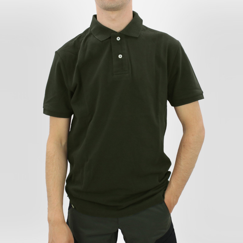 Polo noir 100% coton FHB Daniel