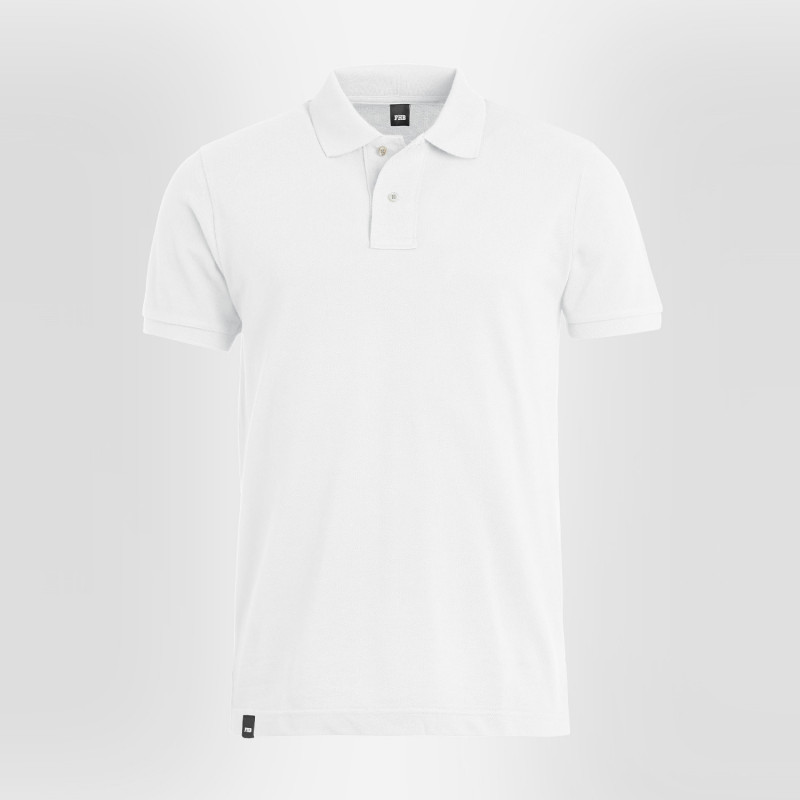 Polo noir 100% coton FHB Daniel