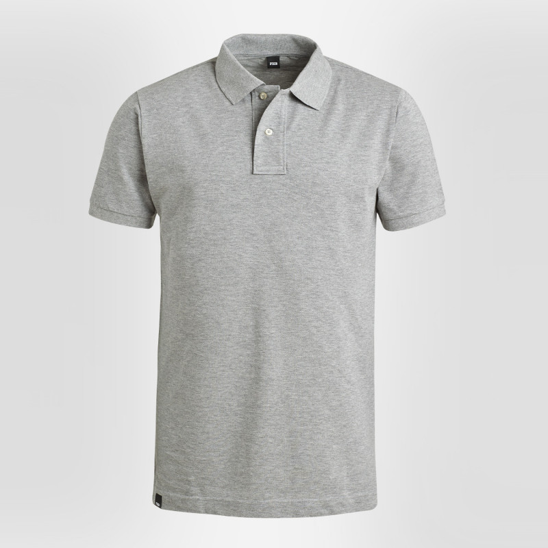 Polo noir 100% coton FHB Daniel