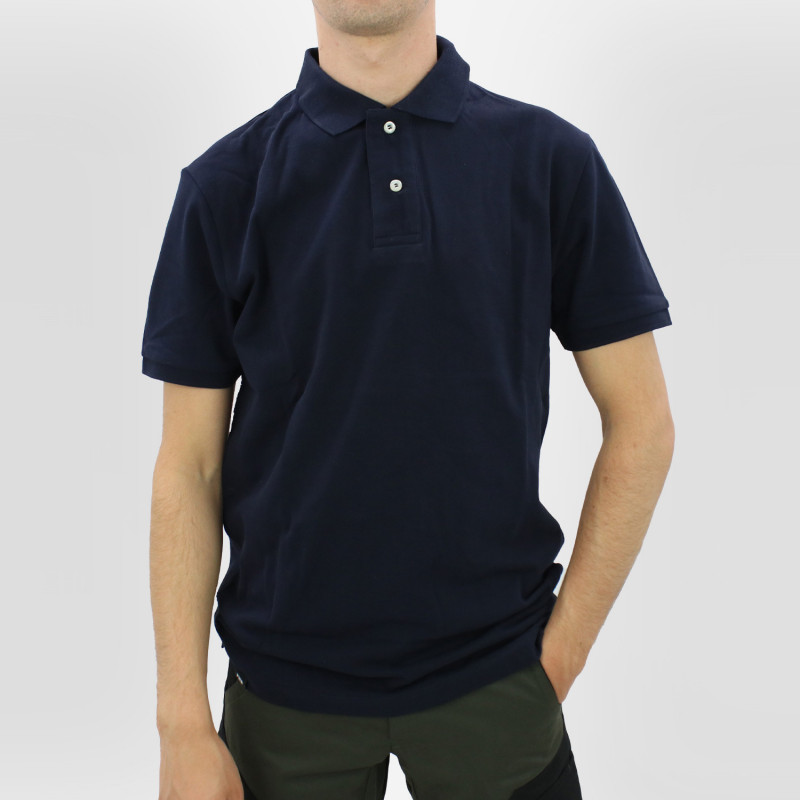 Polo noir 100% coton FHB Daniel