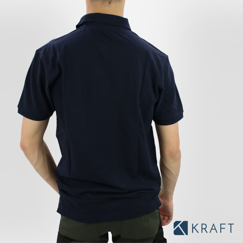 Polo noir 100% coton FHB Daniel