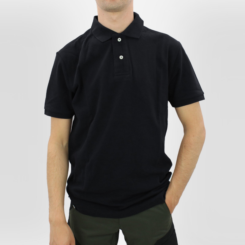 Polo noir 100% coton FHB Daniel