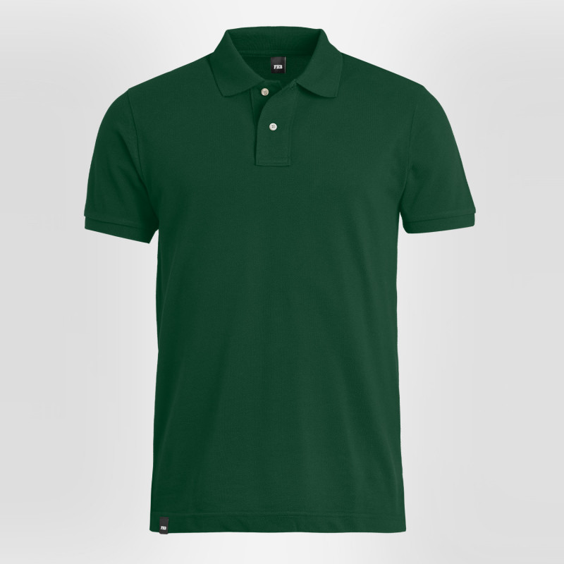 Polo noir 100% coton FHB Daniel