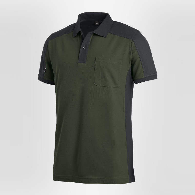 Polo bicolore beige FHB Konrad