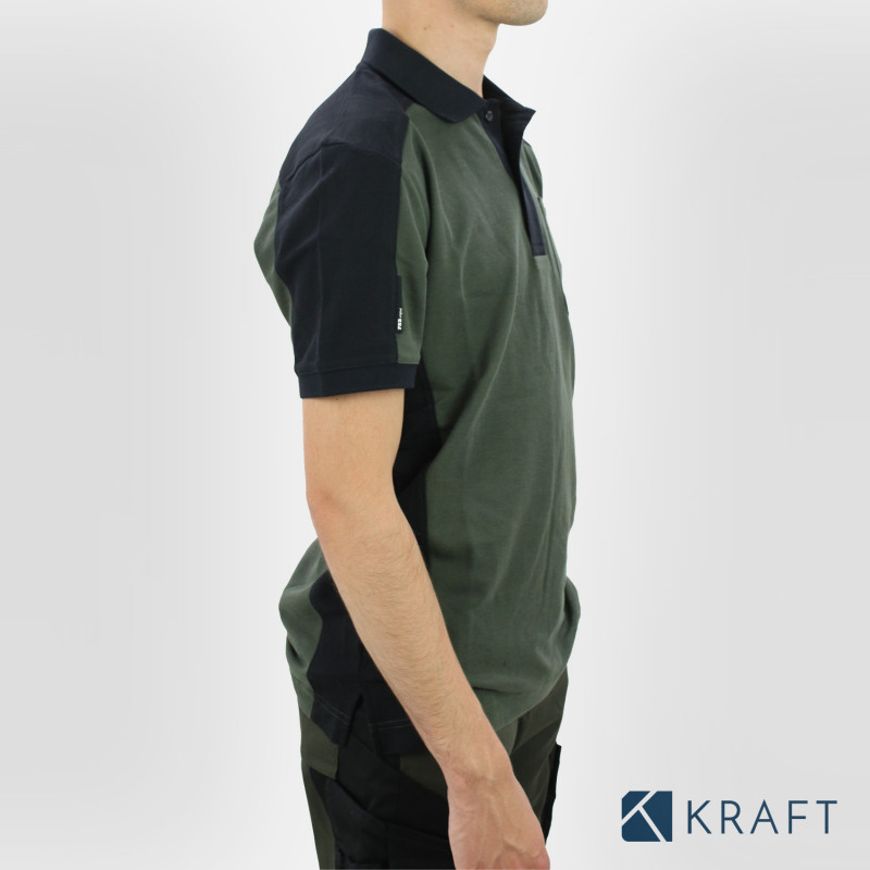 Polo bicolore beige FHB Konrad
