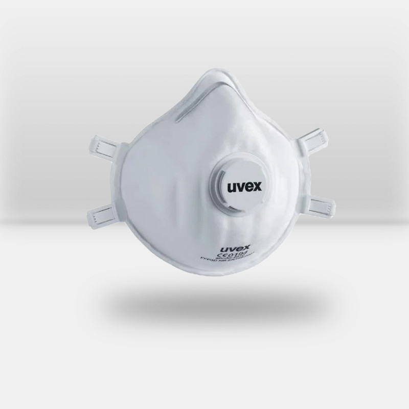 Boîte de 15 masques respiratoires avec soupape Uvex FFP3