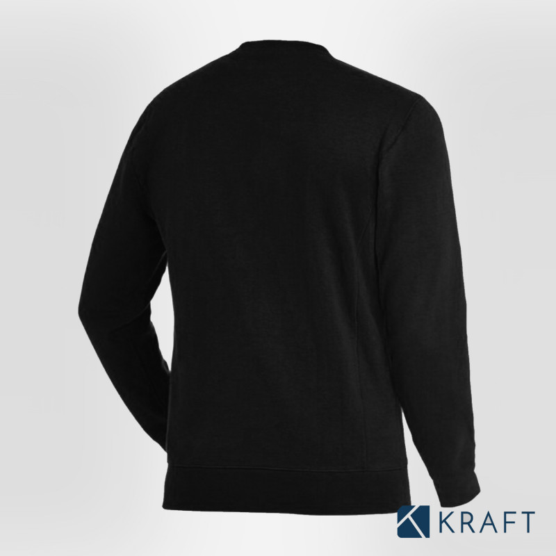Sweat-shirt noir FHB Timo
