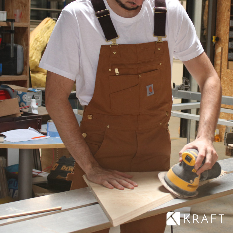 Salopette Carhartt Overall marron