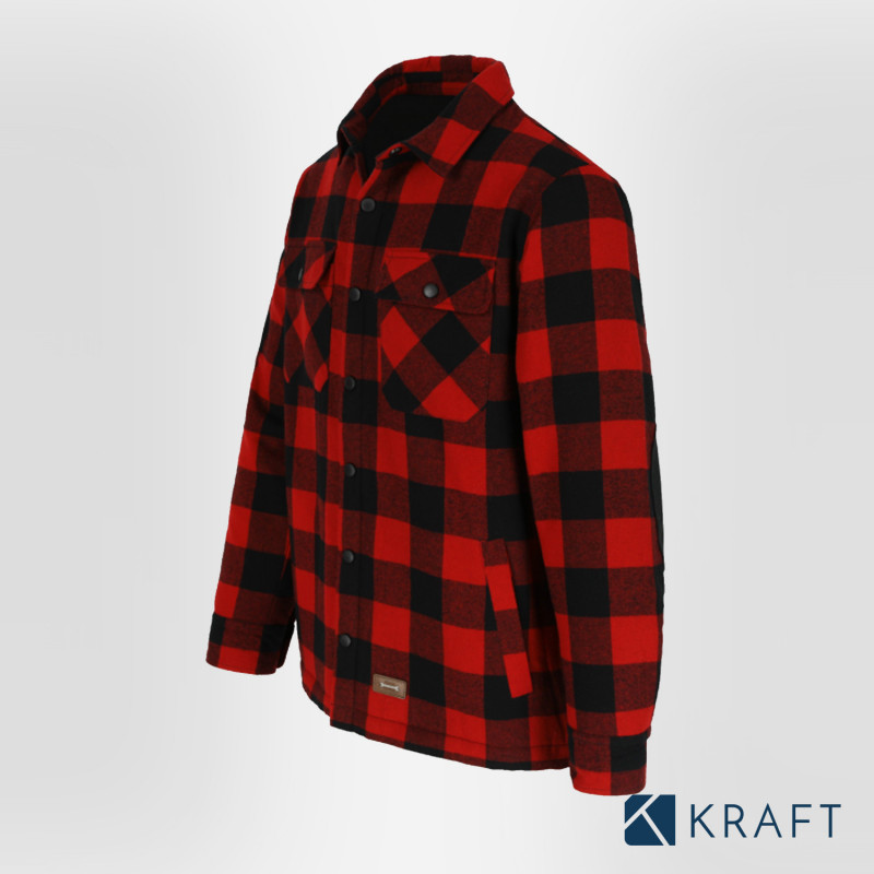 Veste de travail bûcheron en flanelle Herock
