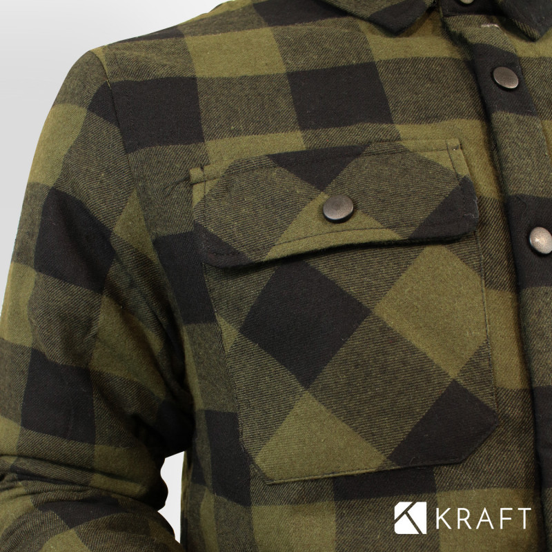 Veste de travail bûcheron en flanelle Herock