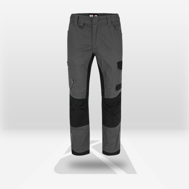 Pantalon de travail stretch avec poches genouillères Herock Xeni
