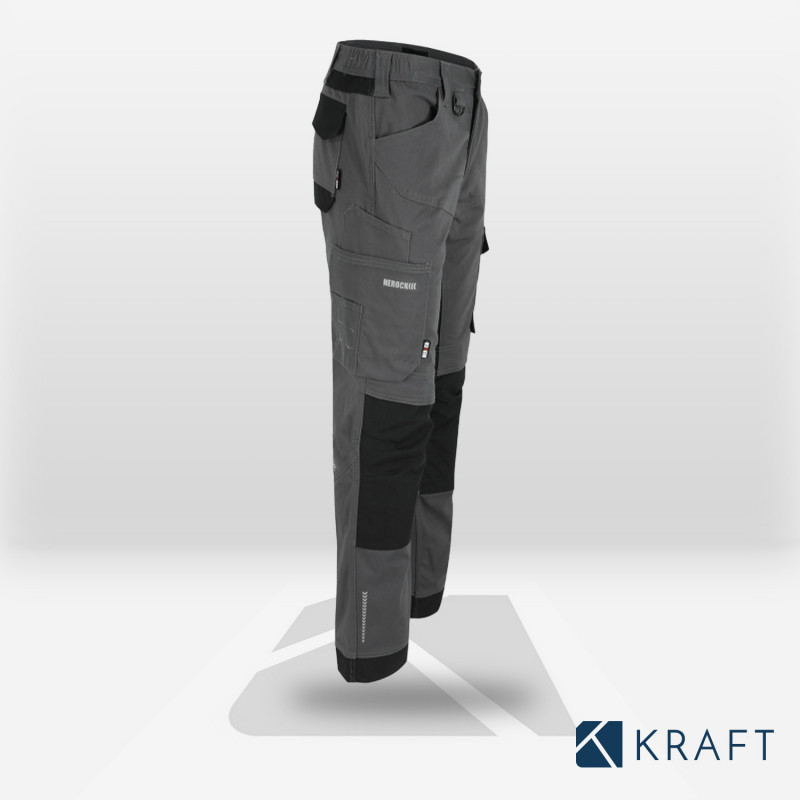Pantalon de travail stretch avec poches genouillères Herock Xeni