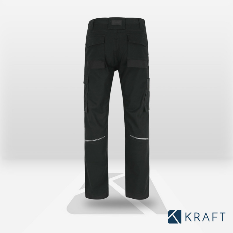 Pantalon de travail stretch avec poches genouillères Herock Xeni