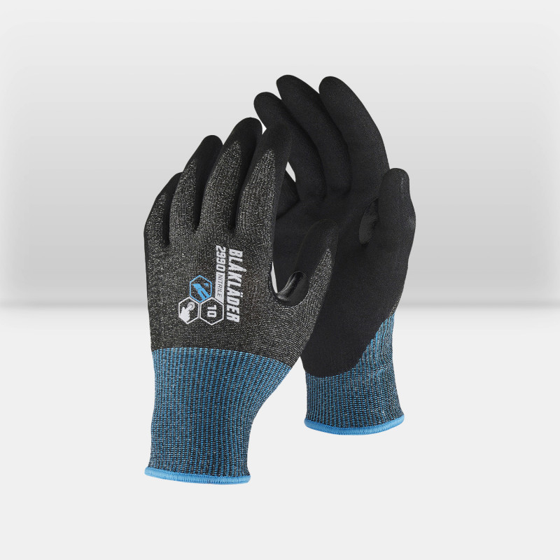 Gants de travail Blaklader résistants à la coupure niveau F (lot de 6)