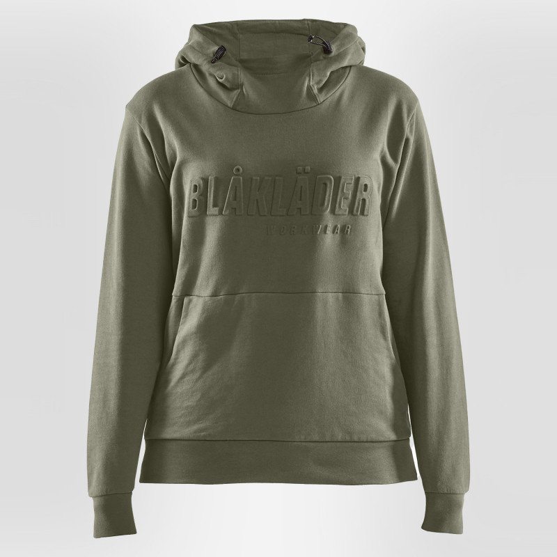 Sweat shirt à capuche femme imprimé 3D Blåkläder