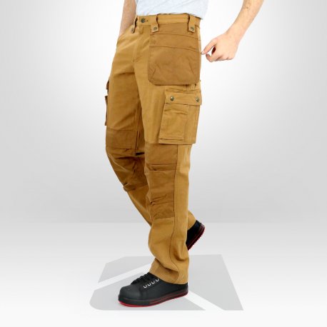 Pantalon de travail multipoche Carhartt marron
